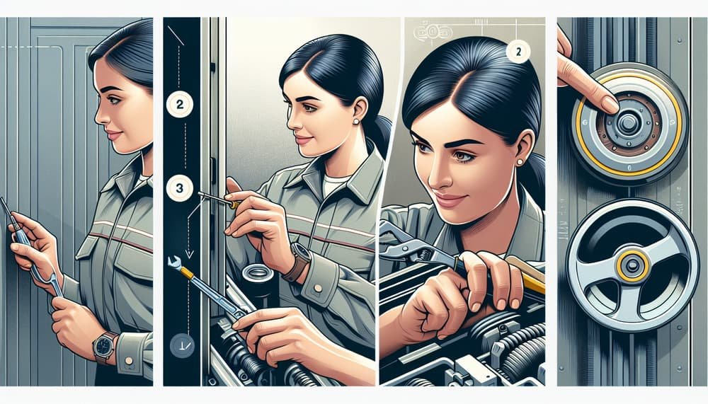 Garage door work in Easton